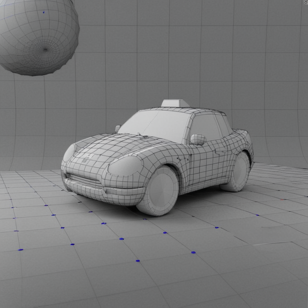<lora:3dpolygonStyle:1>,3dm,monochrome,grey  grid color matching,Create a 3D animation style image of a the 3310
