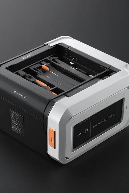 toolbox, ((daniellepik)), ((lemanoosh)), product shot, sleek minimalist futuristic product design <lora:Sleek_Product_Design:1>