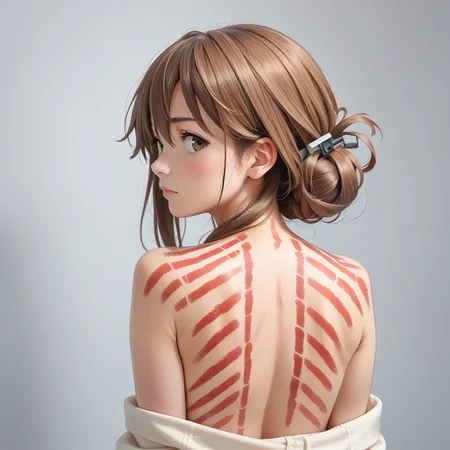 score_9, score_8_up, score_7_up, source_anime, masterpiece, best quality , 1girl, back, kerokan, solo, looking back, haruna_\(kancolle\), <lora:kerokan:1>