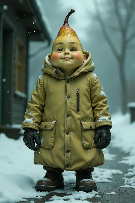 Morbid pear-shaped figure Female Veterinarian, Winter, Surprisingâââ