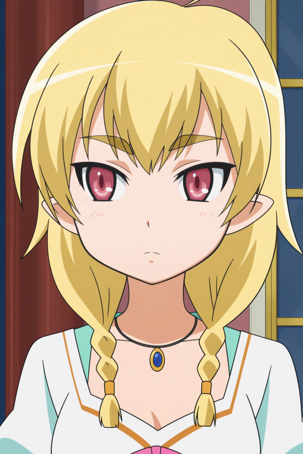 elika drakul draupnils, anime coloring, front view <lora:Astarotte_no_Omocha_-_illustriousv0:0.8>