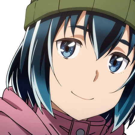 sharp focus, pixiv masterpiece, score_9, score_8_up, source_anime, score_7_up, best quality, high res, absurd res, BREAK
<lora:Hina_hinamatsuri_illustrious_v32:1>, hina_matsuri_il, (1girl, solo:1.4), short_hair, , blue_hair, blue_eyes, green_winter_hat, pom-pom, (pink_winter_jacket:1.1), portrait, white background, simple background, looking at viewer, faint smile