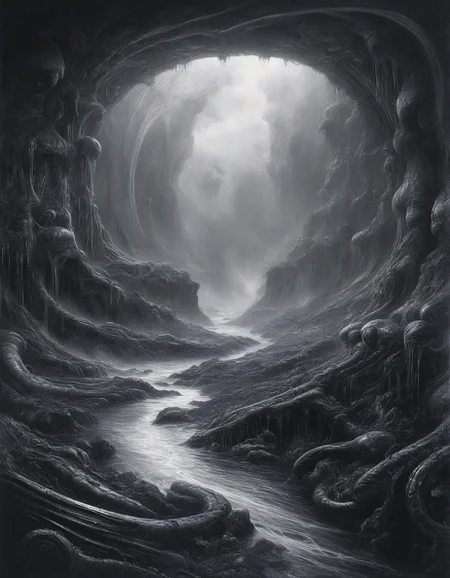 H.R. Giger: (biomechanical horror), (alien landscapes), (black-and-white contrast), (surreal organic forms),
psychic storm preserve containing thought hurricanes,
New Zealand fjordland with waterfall mists,
Heavy downpour Weather,
Cirrus fibratus painting hair-like streaks,
Civil twilight with urban lights,
Summer wheat fields swaying,
<lora:add-detail-xl:0.7>,
<lora:DetailMaximizer:0.3>,
<lora:brho:0.15> brho,
<lora:Deep_depth_of_field:0.3>,
<lora:extremely_detailed:0.8> extremely detailed,