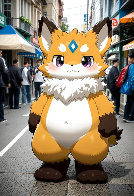 score_9, score_8_up, score_7_up, ((((sdgs6fkg4by zuppu11)))), photo background, 1boy, furry, kemono, cute, solo, full body, zPDXL3