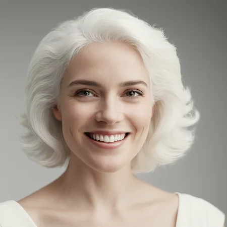cinematic film still of <lora:High-key lighting Style:1>
bright light, bright, a woman with a white hair and a white dress High-key lighting Style,solo,looking at viewer,smile,simple background,1boy,white background,collarbone,monochrome,greyscale,male focus,teeth,grin,portrait,realistic, shallow depth of field, vignette, highly detailed, high budget, bokeh, cinemascope, moody, epic, gorgeous, film grain, grainy