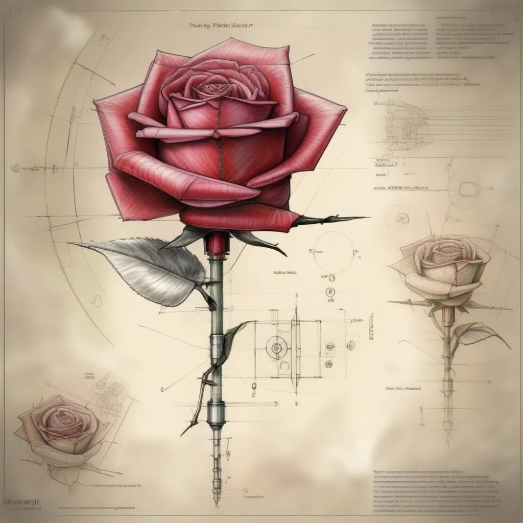 futscribe rose technical sketch<lora:futscribe:1>