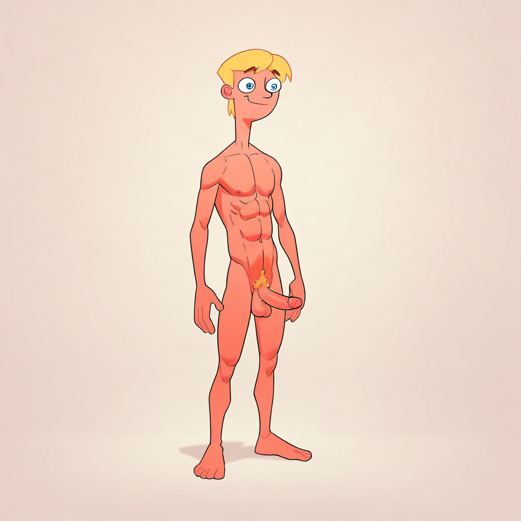 Jeremy, solo, blonde hair, 1boy, male focus, blue eyes, pubic hair, completely nude, abs, penis, balls, standing,  hard penis, score_9, score_8_up, score_7_up, score_6_up <lora:vinceteaa_020_04v2-step00000400r:1> good face, good eyes, looking at viewer, full body, standing,