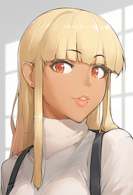 score_9, score_8_up, score_7_up, score_6_up, (haaru),concept art, digital artwork, highly detailed, sharp focus, portrait ,1girl ,
mgqeva, Gyaruu, Tan, Gyaru,blurred background ,