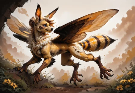 score_9, score_8_up, score_7_up, solo, Lita, furry bunny bee, bunbleb33, Thalriven, bee wings