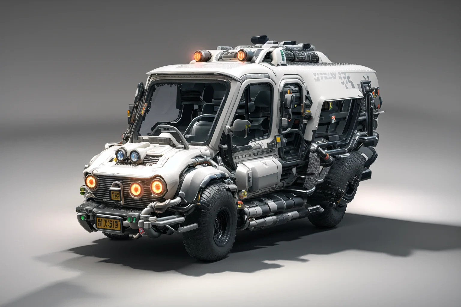 masterpiece, best quality, vehicle, cyberpunk,(3d:1.2),
<lora:Vehicle:0.8>