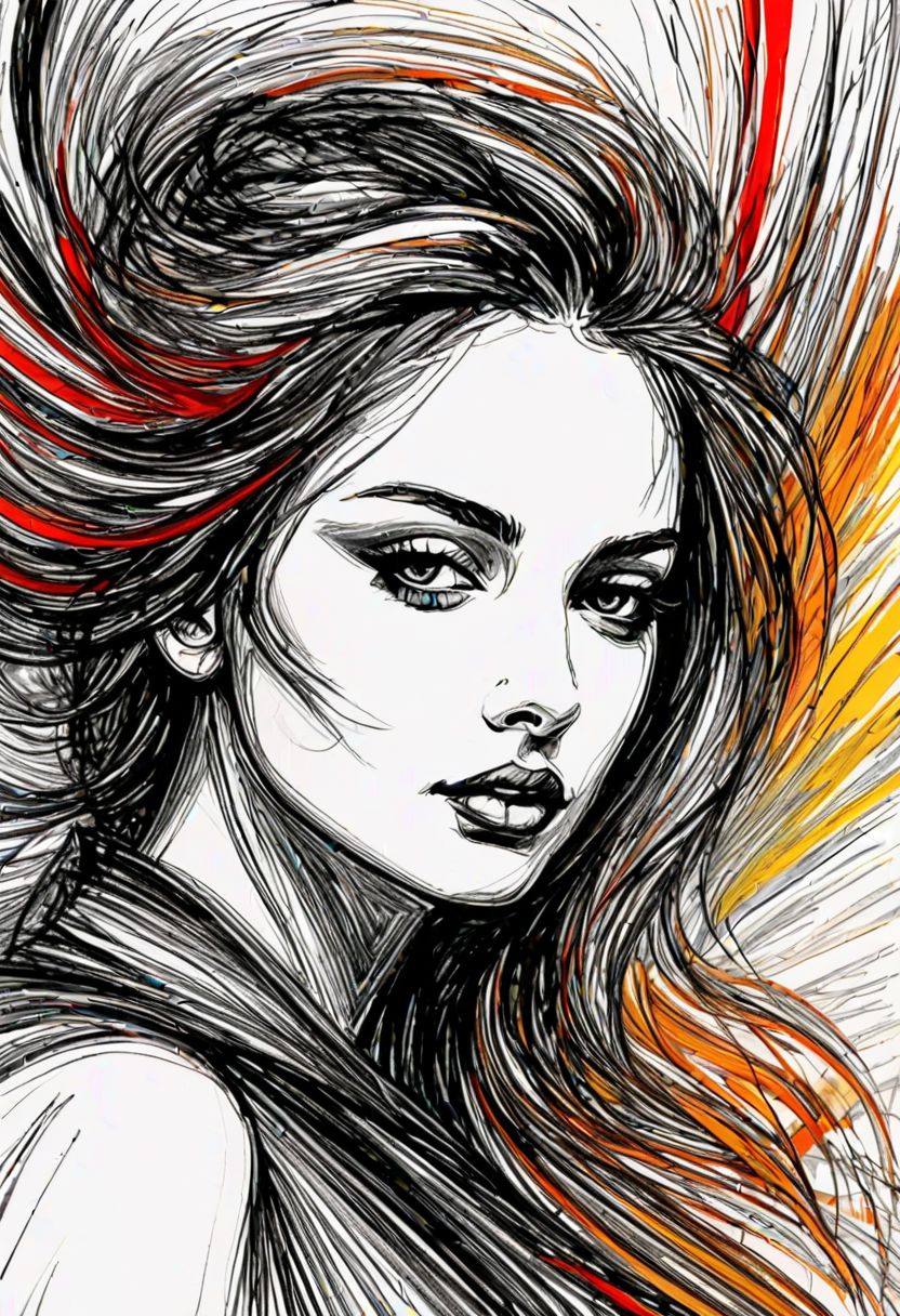 JaMuary 21 = Drawing + Romanticism + Abstract Art. Drawing by Michael Ayrton, fusion of [Romanticism | Abstract Art by Alberto Seveso] digitally enhanced cinematic pencil sketch manifesting intense emotion.