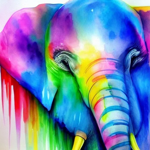 style-of-marc-allante, elephant