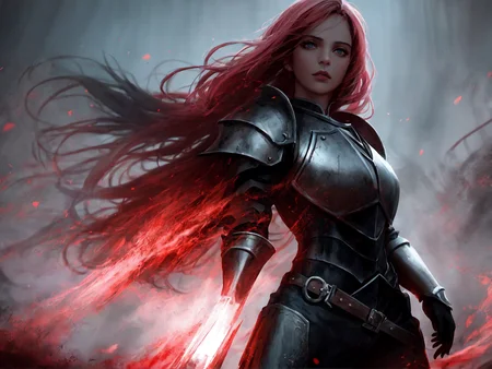 (A cursed knight, clad in black armor,) must journey through a desolate, haunted land to reach the Elden Ring and lift the (curse that plagues their soul.)Along the way, they encounter other travelers, (each struggling with their own demons and secrets), As they draw closer to the Elden Ring, they are confronted with visions of their past mistakes, (all tinged with a red hue,)
looking at viewer, highres, superb, 8k wallpaper, extremely detailed, intricate, unreal engine 5, volumetric lighting, realistic, realistic lighting, cinematic, 4k, cinematic lighting, 8k, depth of field, 3d, perfect, award-winning, hyper-detailed, photorealistic, ultra realistic, realistic light, hard lighting, intricate details, stop motion, hyperfocus, tonemapping, sharp focus, hyper detailed, detailed eyes, eyes focus, (illustration:1.1), highres, (extremely detailed CG unity 8k wallpaper:1.1), (beautiful face:1.15), (cowboy_shot:1.5)
(nixeu_soft:0.7), (nixeu_white:0.7),