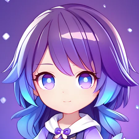 a cute girl,
realistic,3d,C4D rendering,shining,gradient,gradient background,blue background,purple background,glassmorphism icon,chibi avatar,<lora:glassmorphism_chibi_avatar_MIX :1>,