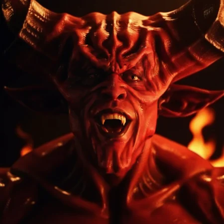 Darkness1024, a demon,close up face portrait, in hell, detailed eyes, highly detailed, photography, ultra sharp, film, bokeh, professional, 4k <lora:add-detail-xl:1.5> <lora:Darkness1024-000375:0.8>