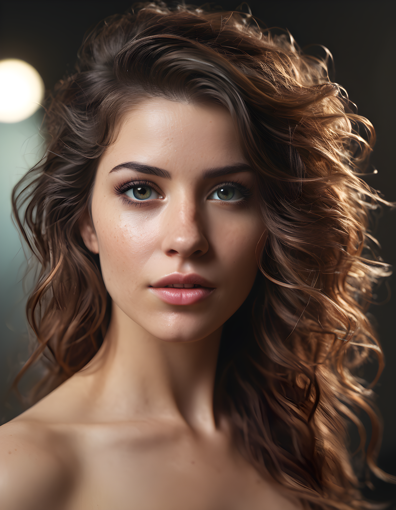 Photograph of  cinematic photo realistic skin texture, photorealistic, analog raw portrait photo of a beautiful woman flowing hair, punk, body, 8 k, realistic beautiful gorgeous insanely detailed octane render, trending on artstation, art by artgerm and greg rutkowski and alphonse mucha and loish and WLOP . 35mm photograph, film, bokeh, professional, 4k, highly detailed, captured on a (Fujifilm Instax Mini 11)