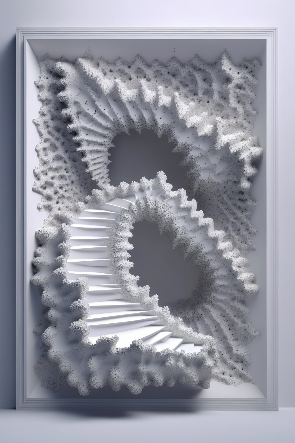 <lora:Daniel Arsham Style:1>Daniel Arsham Style - a 3d fractal sculpture of the Mandelbrot set made entirely out of the Nike logo
