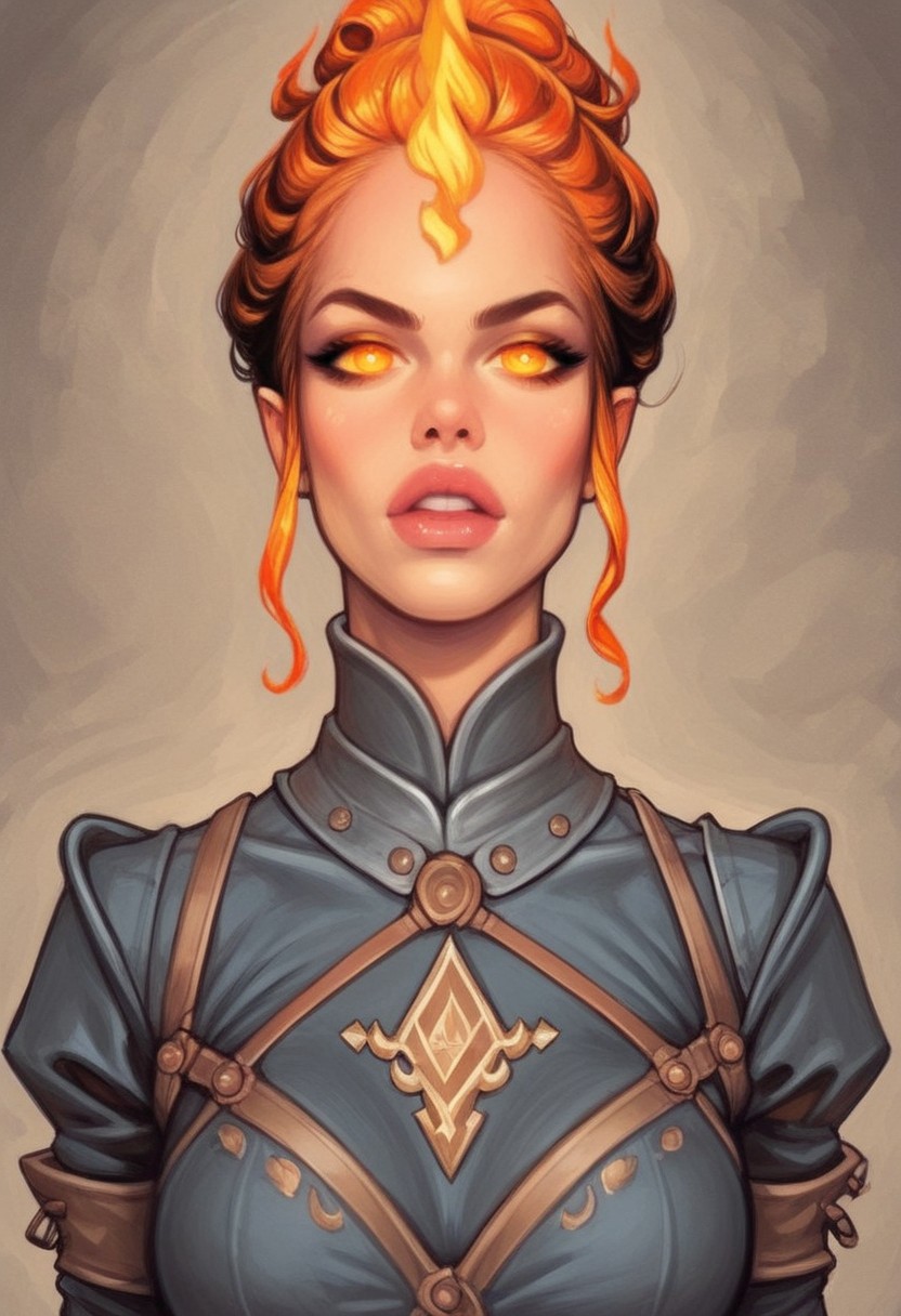 (((front view, dynamic angle))),
comic style, looking at viewer, highly detailed, source_comic_illustration, from front, 1girl, illustration, comic style, looking at viewer, highly detailed, source_comic_illustrationskinny, looking at viewer, 1girl, masterpiece, best quality, cowboy shot, girl, realistic drawing, anime, by Sam Yang, sharp highly detailed 2d illustration, comic art, (hyperrealism, soft light, sharp), 
BREAK
((bestifacator, black glowing eyes, dynamic pose)), hair the color of fire, (((((long fiery hair made up of flame:1.1))))), ((in burning castle manor, soot on the walls))
((((full-clothed))))
BREAK 
(((((in burning medieval castle, soot on the walls)))))
(((((in ruined medieval castle, burned background))))))
score_9, score_8_up, score_7_up, score_6_up, source_cartoon, rating_explicit, Expressiveh, (((((upper body))))), dynamic pose