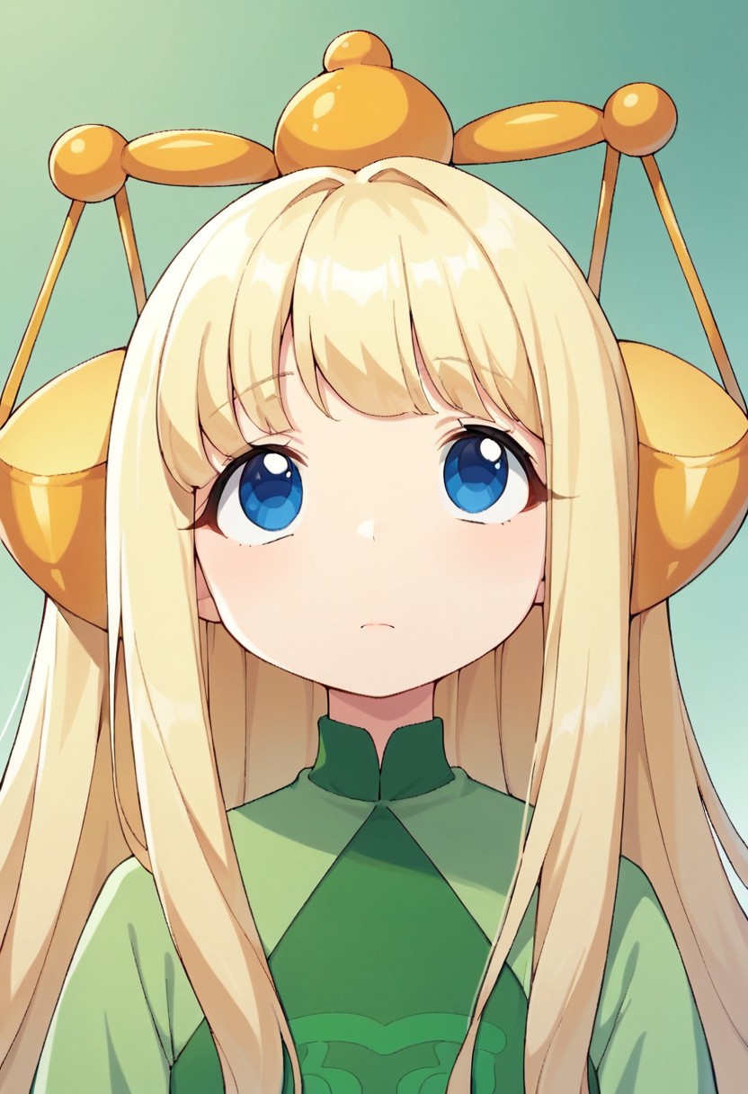 score_9, score_8_up, score_7_up, source_anime,libra, 1girl, solo, long hair, blue eyes, blonde hair, closed mouth, upper body, looking up