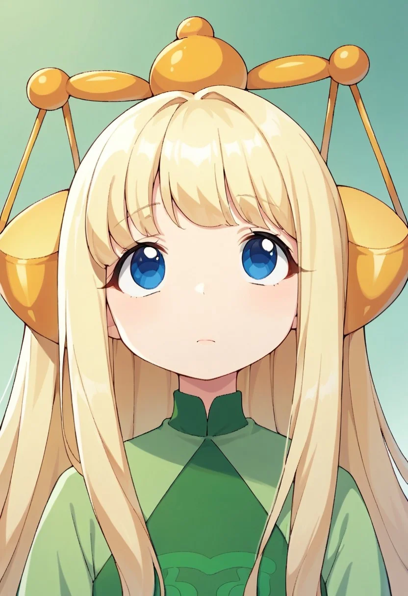 score_9, score_8_up, score_7_up, source_anime,libra, 1girl, solo, long hair, blue eyes, blonde hair, closed mouth, upper body, looking up