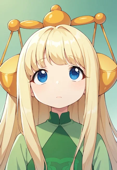 score_9, score_8_up, score_7_up, source_anime,libra, 1girl, solo, long hair, blue eyes, blonde hair, closed mouth, upper body, looking up