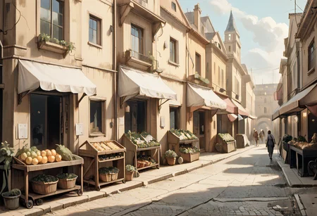 (score_9, score_8_up, score_7_up), dramatic lighting, masterpiece, best quality, Roman city, town center, marketplace, (empty streets:1.2), (no people:1.4), sharp focus, enhanced, highly detailed, cinematic, breathtaking, beautiful composition, colorful, surreal, majestic, epic light, very inspirational