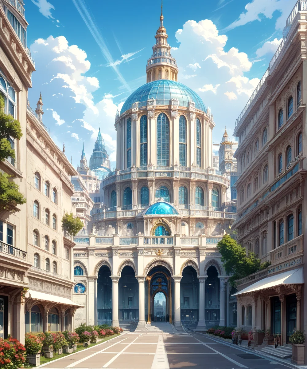 score_9, score_8_up, score_7_up,
<lora:Authoritarian_Architecture_(Architecture)_(Pony)_(AD):0.8> authoritarian, scenery, building, city, cityscape, architecture, monumental architecture,
8K, In'ei, chiaroscuro, soft natural volumetric cinematic perfect light, perfect depth of field shot, ray tracing, photometry, beautiful, subsurface scattering, idealized modern city, wide beautiful boulevards, busy city center, parks and manicured lawn areas, large parks, plazas, skyscrapers, hyper detailed, art by Thomas Kinkade, detailed background, detailed photographic fluffy anime clouds, Unreal Engine, CGI render, absurdly detailed, modern era photograph, masterclass oil painting,
BREAK zPDXL, zPDXLxxx, <lora:wowifierXL:0.2> art by mooncryptowow <lora:sdxl_lightning_8step_lora:0.4> <lora:detailed_notrigger:0.5>