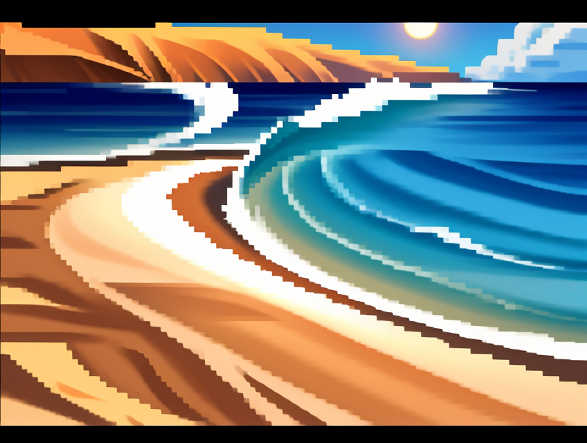 <lora:Weather_Icon_Style-10:0.9> weather_icon, 1girl, swimsuit, beach, sun, sand, waves, <lora:LCM_SD15:1.0>