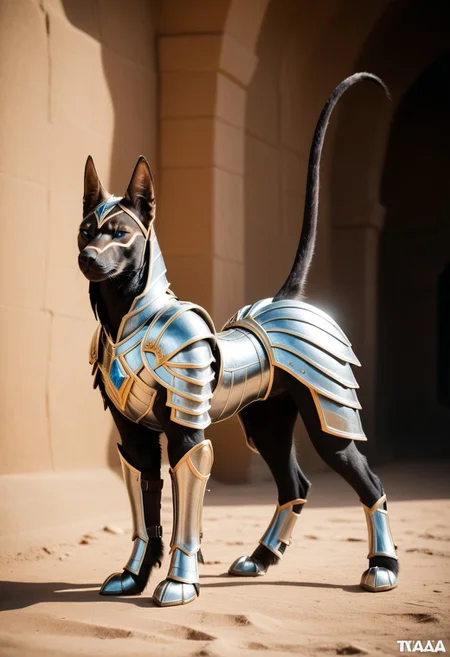 ass, tail jackal, doggy pose,
The armored Queen of jackals, female jackal, 18 years old, fur armor with diamond filigree, zoomed out:.10, raw, masterpiece, extremely detailed photo, extreme ultra best picture, extreme ultra intricate creative detail, extreme hyper realistic detail, extreme ultra hyper photo realism, extreme ultra-hyper immersive visuals, extreme 3D realistic, ultra 4080p, HD, VFX, SFX, FKAA, TXAA, RTX, SSAO, full portrait,