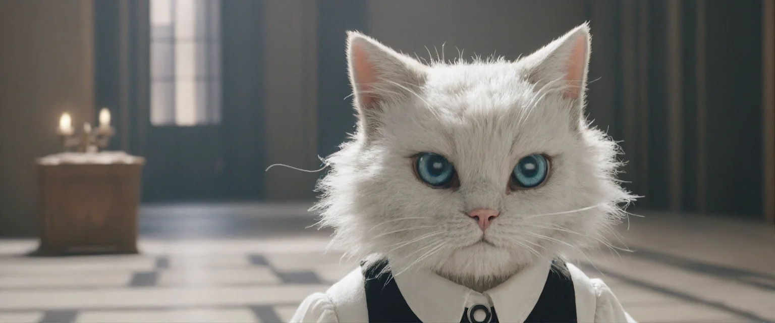 a cat wearing a maid outfit in the dungeon , highly detailed, perfect detailed eyes, a punk rock girl wearing a pajamas in the park , highly detailed, perfect detailed eyes