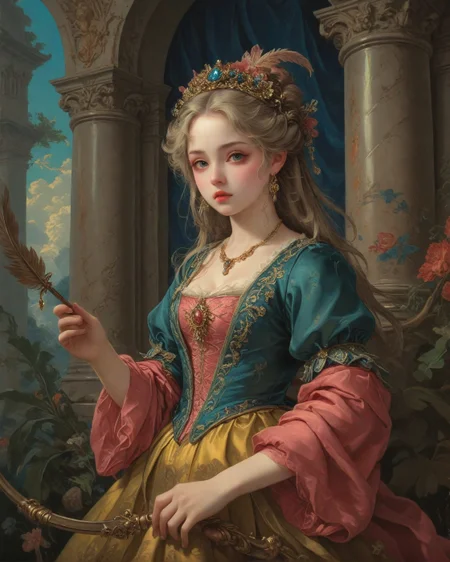 Renaissance style, Baroque, anime artwork sensory play documentation through feather touch trails, texture contrast closeups enhancing goosebump propagation, settings including infinity cove spaces,,
<lora:Wild_Anime_2025:0.7>,
<lora:风格:0.7> style12,
<lora:extremely_detailed:0.7> extremely detailed ,
<lora:aidmaImageUpgraderSDXL-v0.3:0.5> aidmaImageUpgrader,
<lora:add-detail-xl:0.7>,
<lora:HyperdetailedColoredPencilIl:0.3> ArsMJStyle, Colored pencil hyperdetailed realism, . anime style, key visual, vibrant, studio anime, highly detailed, Fantasy painting art style, imaginative, dynamic composition, professional-grade execution, creates immersive world and landscape, painterly, epic, magical, dramatic, exuberant, grandeur, baroque art, oil painting art style from Renaissance period, masterful composition, Renaissance mood, renaissance oil painting, brush strokes, Realistic, perspective, light and shadow, religious or mythological themes, highly detailed