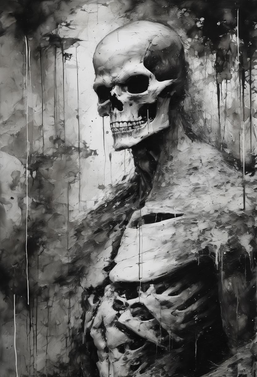 Maniacal Skeletor, beautiful epic Film Noir, epic black and white SHADOWS, by Andre Kohn , Carne Griffiths , Guido Crepax and Milo Manara, a masterpiece, 32k resolution, molecular precision."
Weight:1