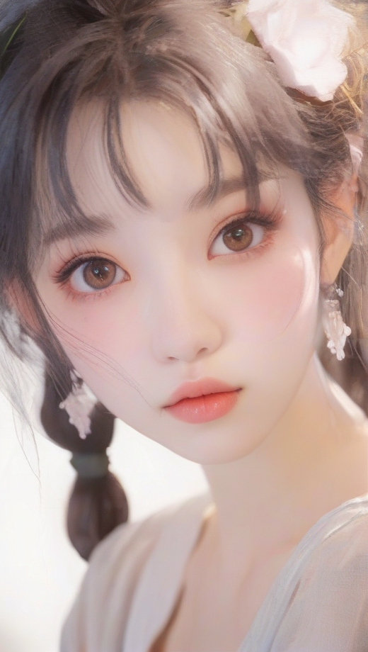 1girl,upper body,detailed gorgeous face,<lora:å¥½åç±³-xl-miao-000010:0.6>,delicate features,