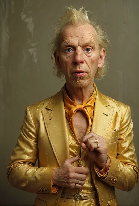 goldmember, crazy dutch bastard, kinda loves gold, <lora:tbh172-sdxl:0.3>, <lora:ugly_SDXL:0.5>, <lora:Wizards_Vintage_Cinematic_scene:0.2>