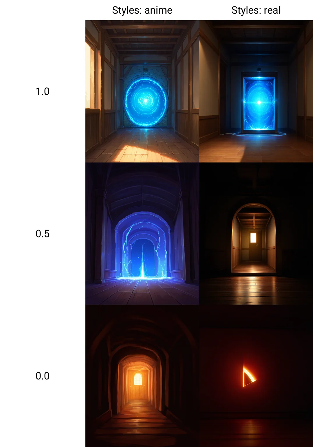 indoors, no humans, empty,
dusty attic, mysterious portal, dim light, old wooden floorboards, gateway,
 <lora:Illuminated_Path:1.0>, masterpiece,best quality,highres,very aesthetic,newest, illustration,anime,2.5D,2D
