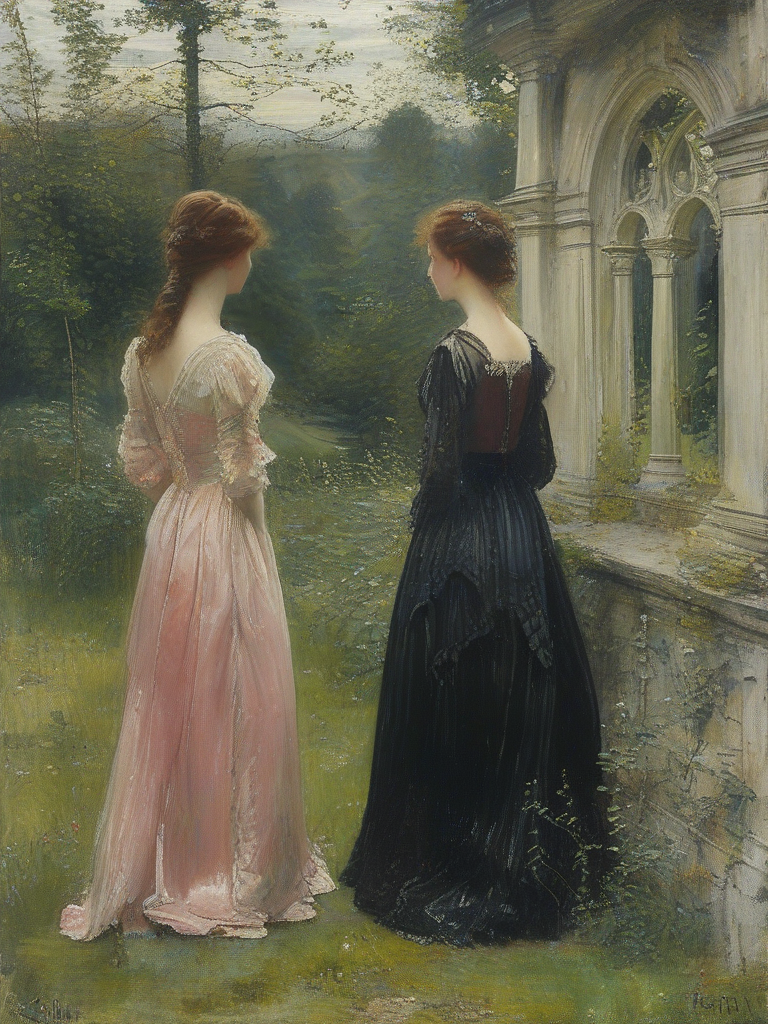 masterpiece,best quality,<lora:tbh104-sdxl:1>,portrait of character,style of Edwin Austin Abbey,