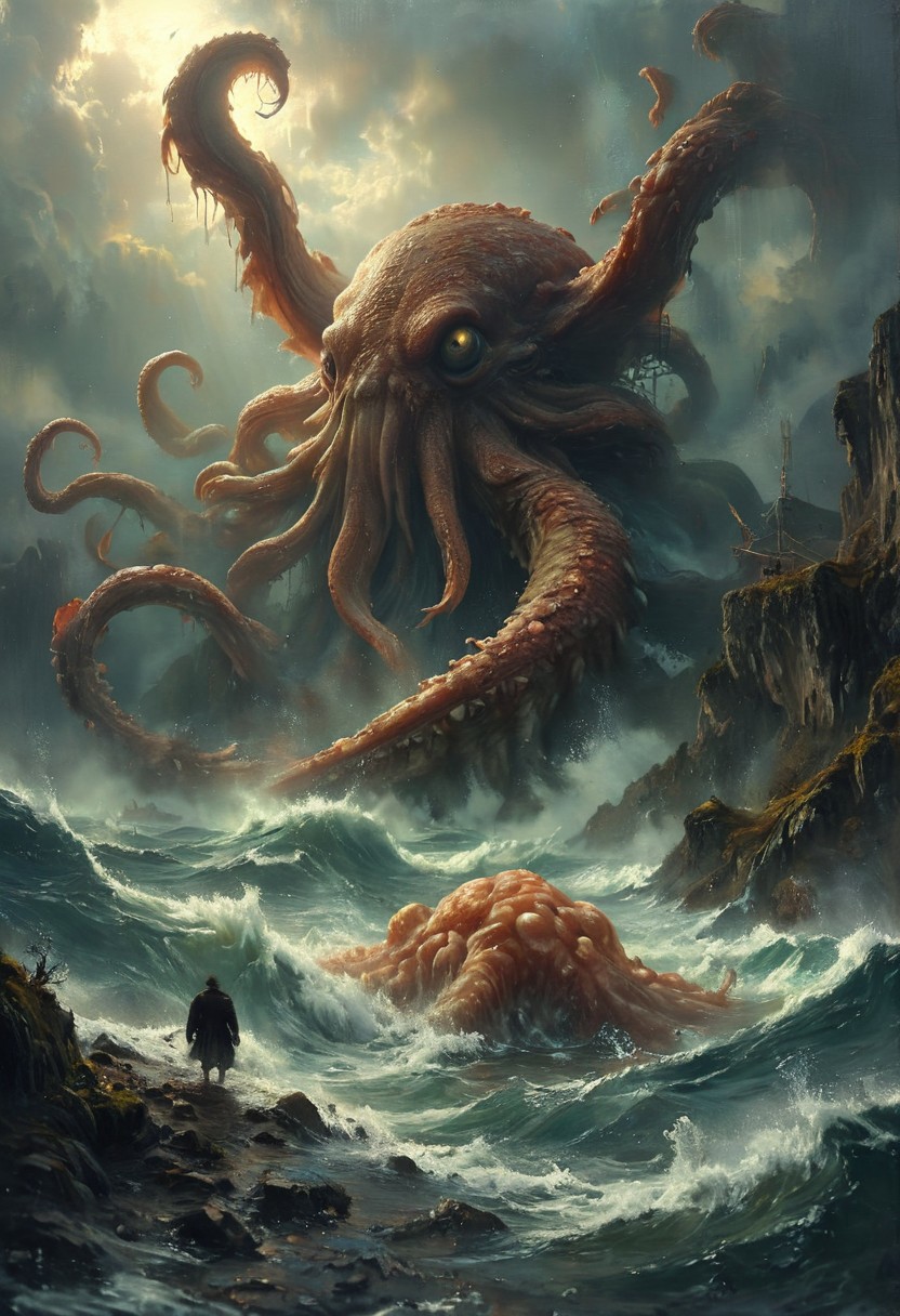 cinematic giant kraken
