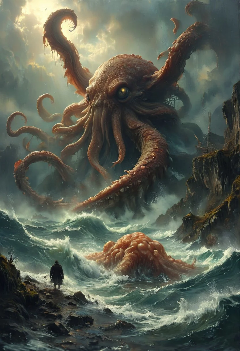 cinematic giant kraken