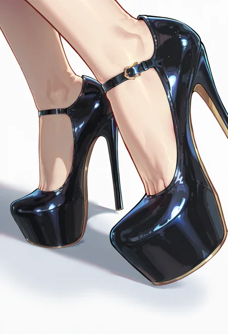 liyke heels,high heels,1girl,solo,saltydanshark,close-up,
