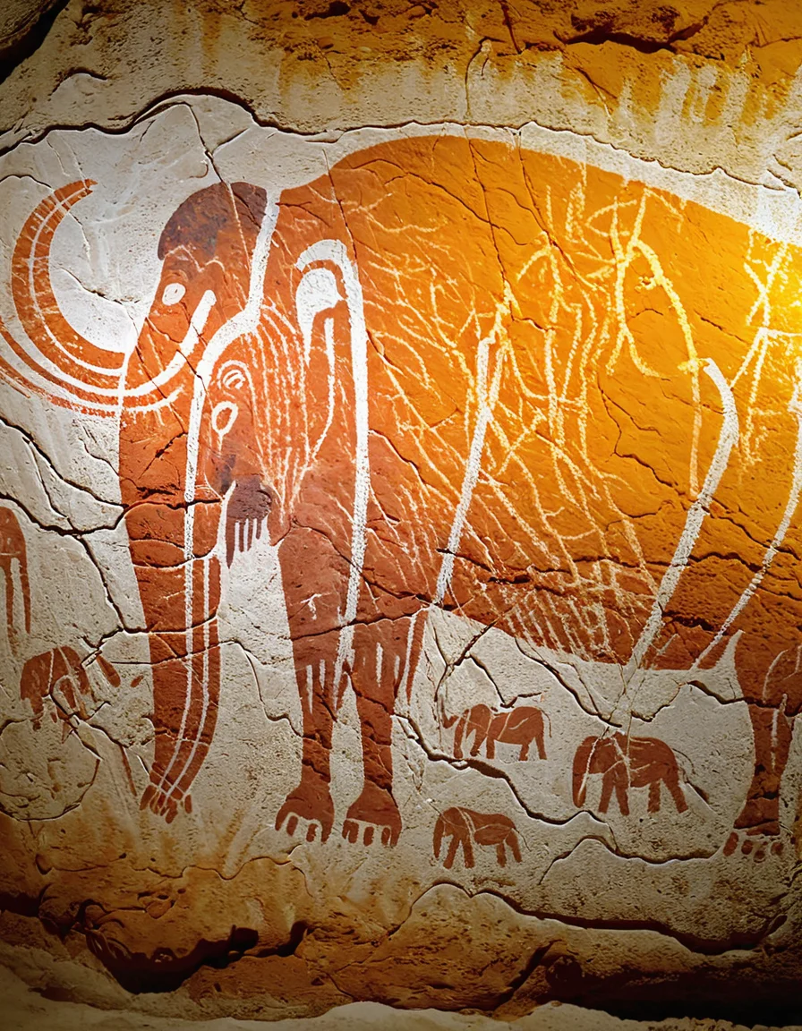 cavepaintinglora, mammoth
