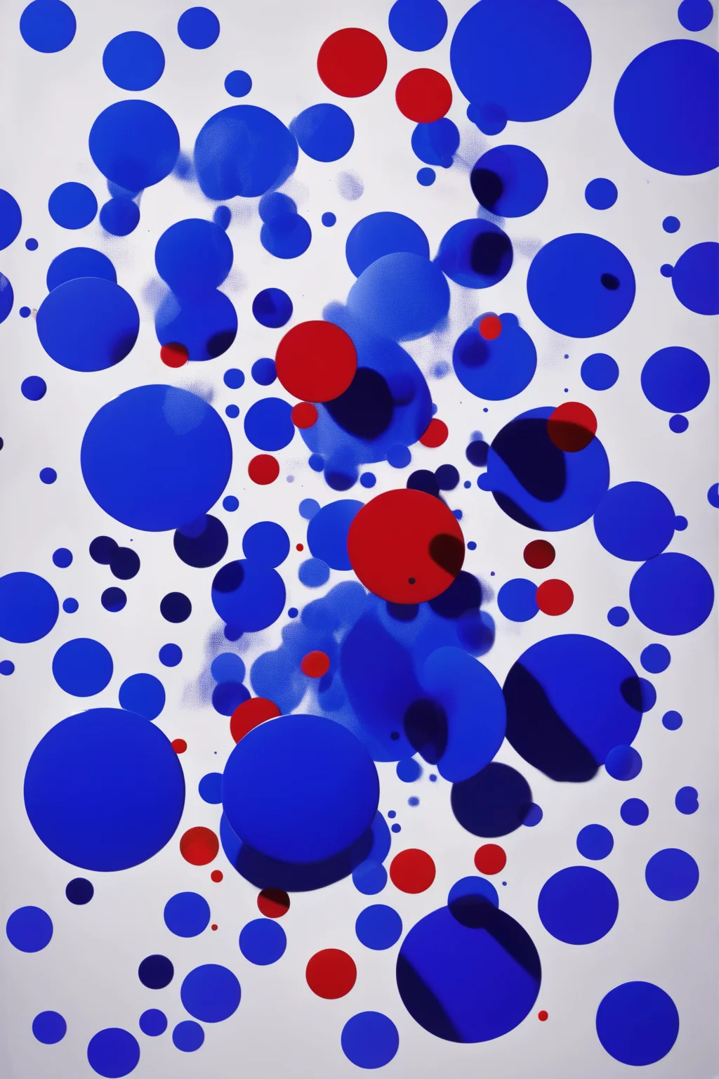 <lora:Yves Klein Style:1>Yves Klein Style - abstract illustration representing Fraud as a concept