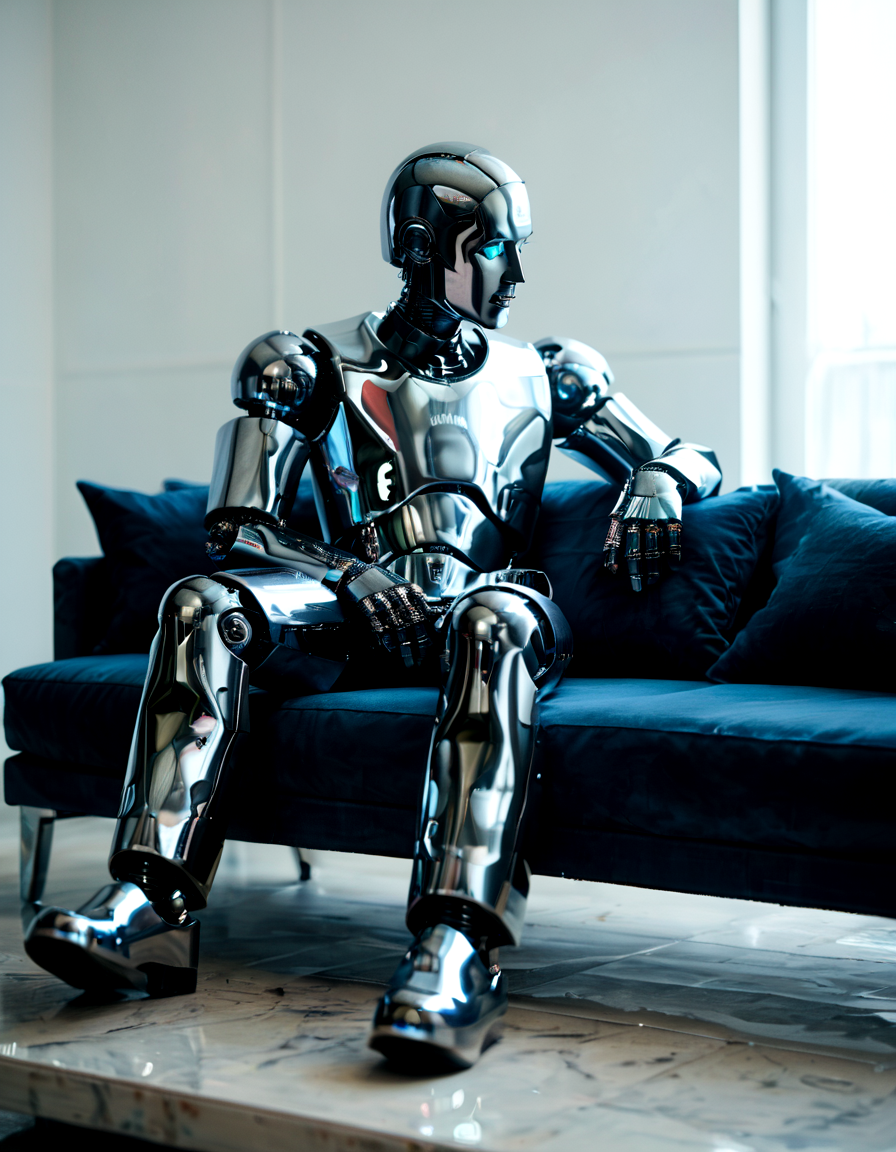 score_9, score_8_up, score_7_up, chromelora, robot, sitting on couch