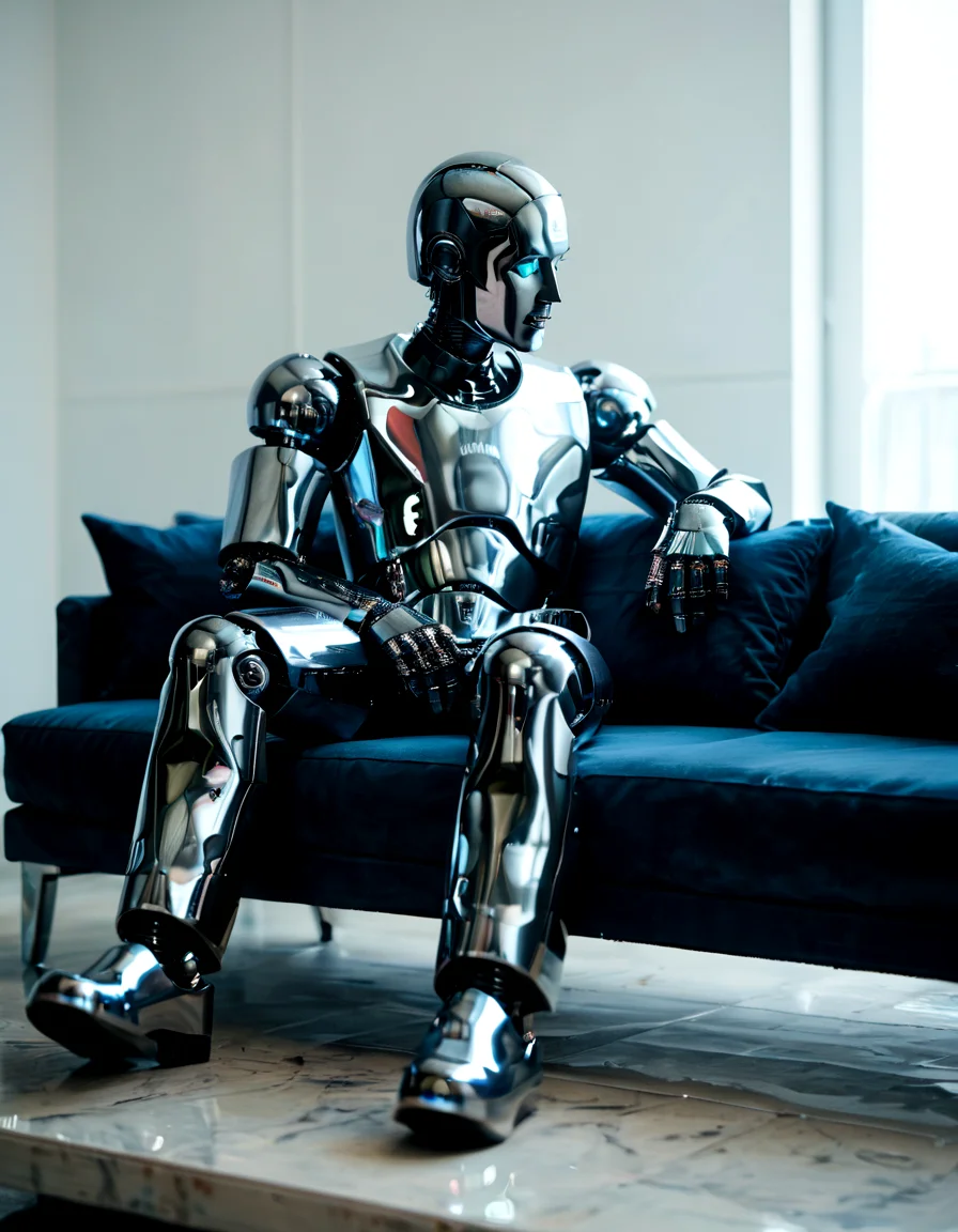 score_9, score_8_up, score_7_up, chromelora, robot, sitting on couch