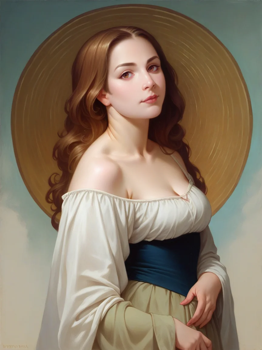 score_9, score_8_up, score_7_up, score_6_up, <lora:w1ll4bXLP:0.8> w1ll4b, fine art parody, 1girl, solo, realistic, curvy, long hair,
