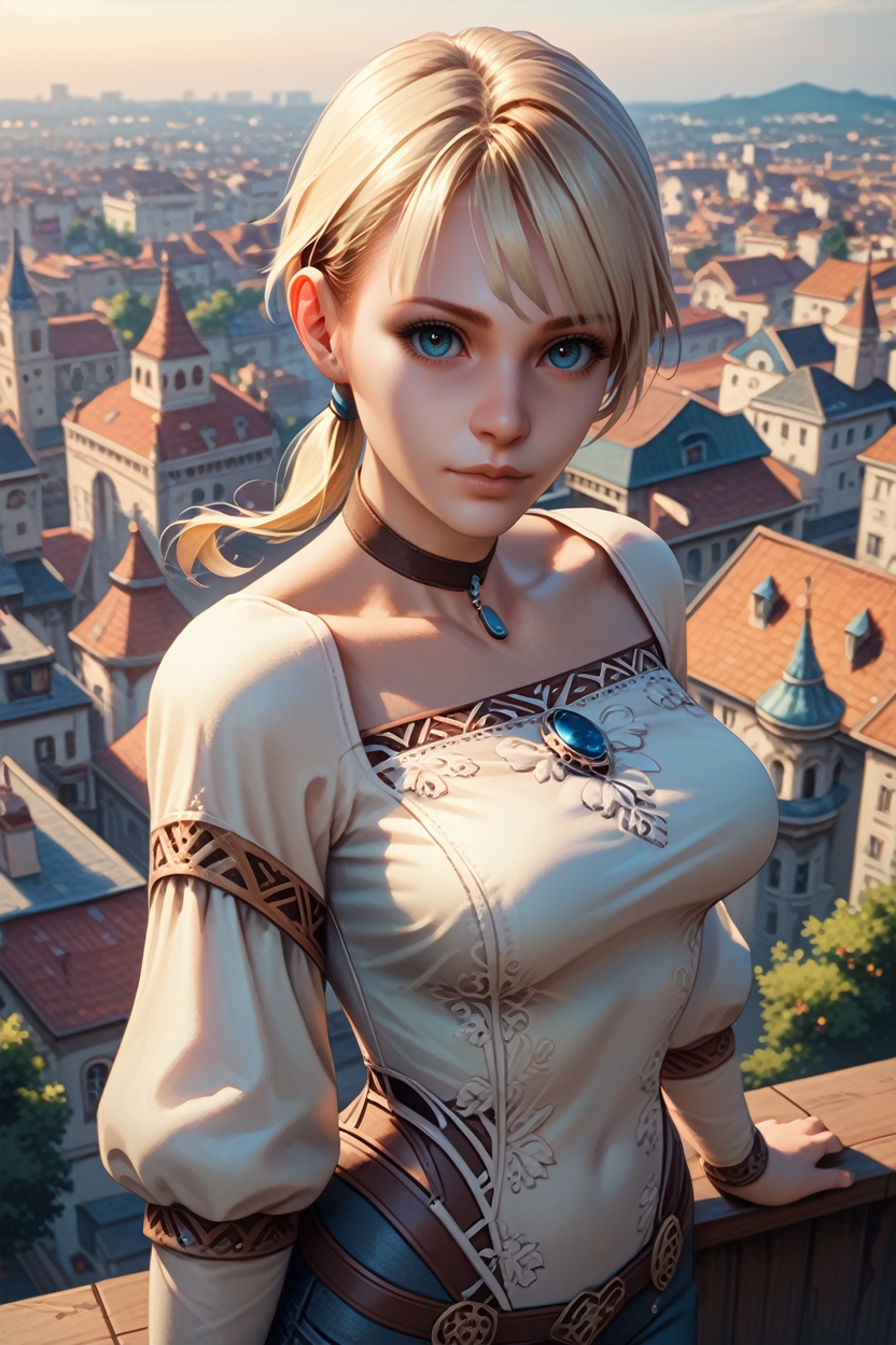 score_9, score_8_up, score_7_up, score_6_up
<lora:HGFiona:0.9>
HGFiona, 1girl, blonde hair, ponytail, blue eyes, looking at viewer, overlooking the city from a rooftop bar at night, cute outfit, standing