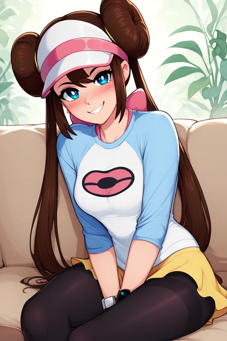 score_9, score_8_up, score_8, medium breasts, (curvy), cute, eyelashes, ,,, zzRosa, hair bun, blue eyes, twintails, visor cap, pantyhose, raglan sleeves, yellow shorts, shirt, pink bow, wristwatch, <lora:RosaP1:0.8> ,,, hand between legs, blush, smug, ,,, smile, looking at viewer, blush, blurry, couch, sitting, ,,, ,,, <lora:Afrobull_PDXL_v5:0.8>, , ,,, BREAK, smile, looking at viewer, cowboy shot, embedding:zPDXL, Expressiveh, <lora:SDXLFaeTastic2400:0.5>, <lora:Expressive_H-000001:0.4>,