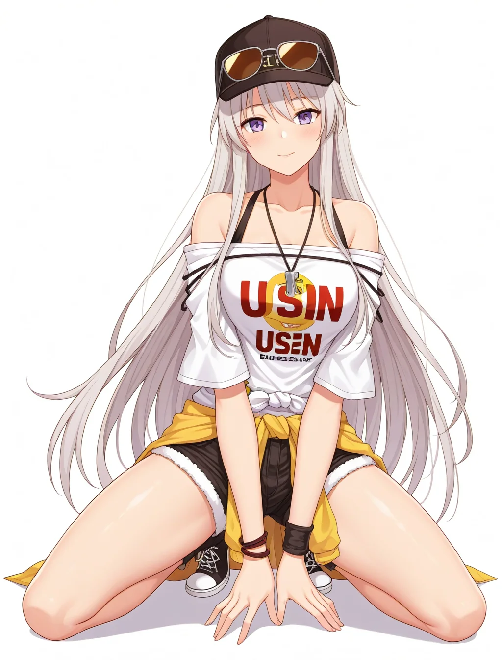 <lora:enterprise_XL_illustrious-noob_v1:1> 1girl, enterprise \(azur lane\), casual, kneeling,, best quality, masterpiece, high quality, highres, absurdres ,<lora:NoobV065sHyperDmd:1>