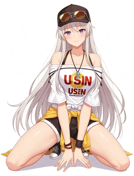 <lora:enterprise_XL_illustrious-noob_v1:1> 1girl, enterprise \(azur lane\), casual, kneeling,, best quality, masterpiece, high quality,  highres, absurdres ,<lora:NoobV065sHyperDmd:1>