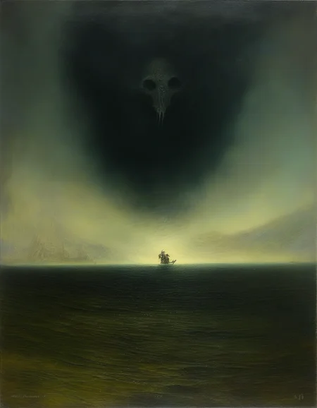 painting, dark and depressing, fantasy, grim, [world war 2:warhammer 40K:0.5],  [battlefield:underwater:0.2], solo, pain, suffering, loss, <lora:Vintage Horror XL:1>, (Vintage Horror:1.2),