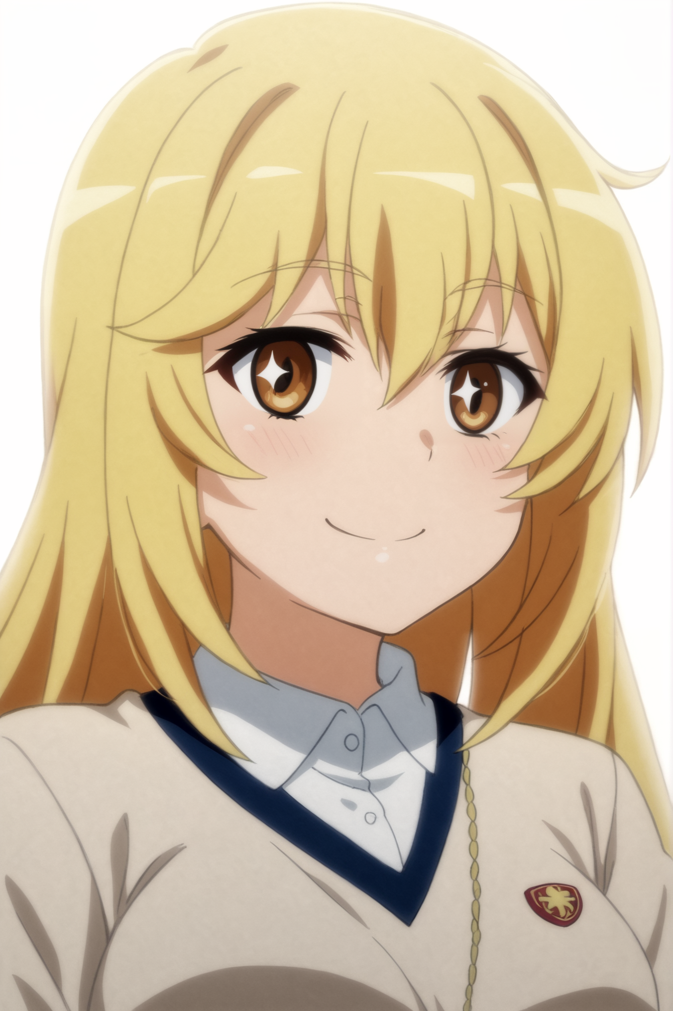 <lora:Misaki_Shokuhou:0.7>,  Misaki Shokuhou, upper body, white background, smile  <lora:sdxl_lightning_4step_lora:1>